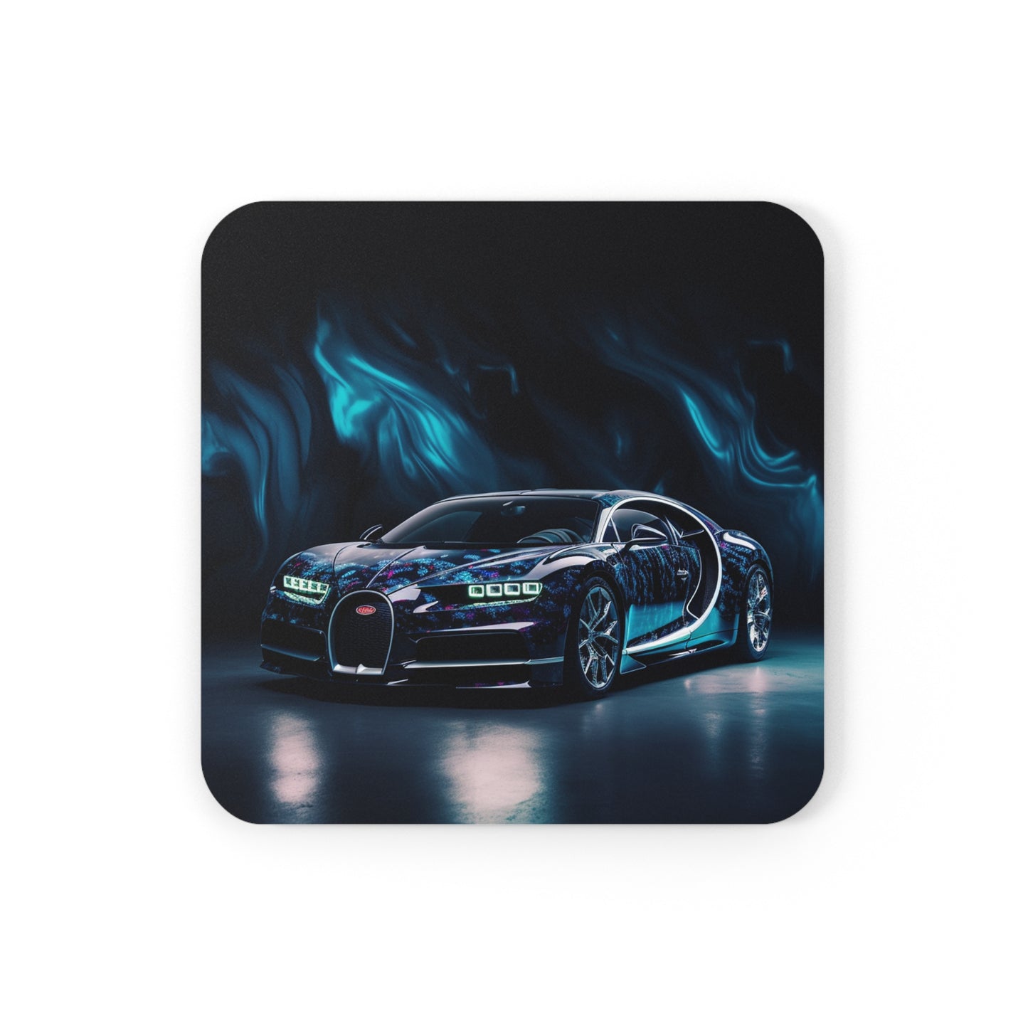 Corkwood Coaster Set Hyper Bugatti 1