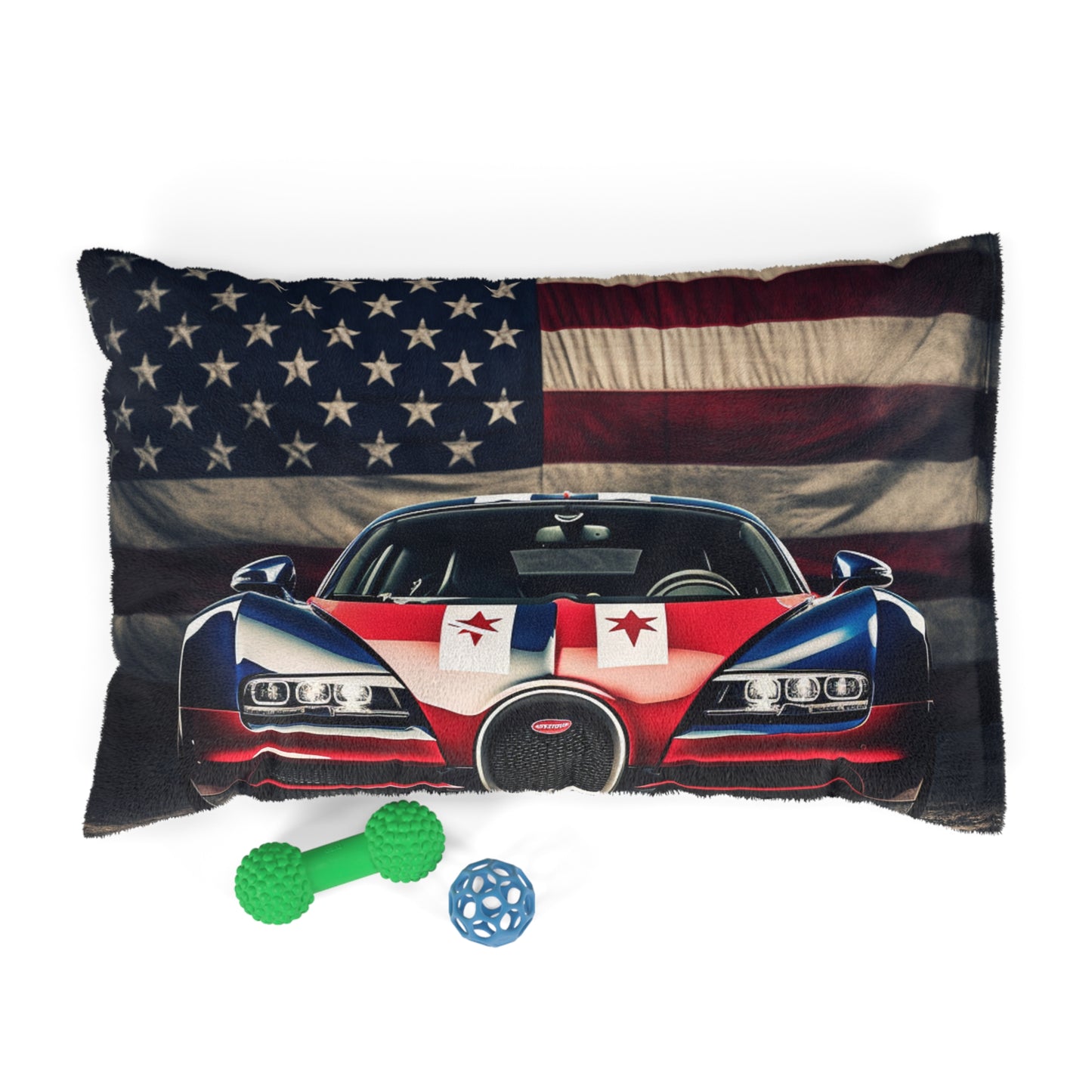 Pet Bed Bugatti American Flag 3