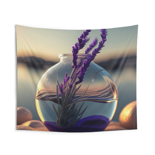Indoor Wall Tapestries Lavender in a vase 3
