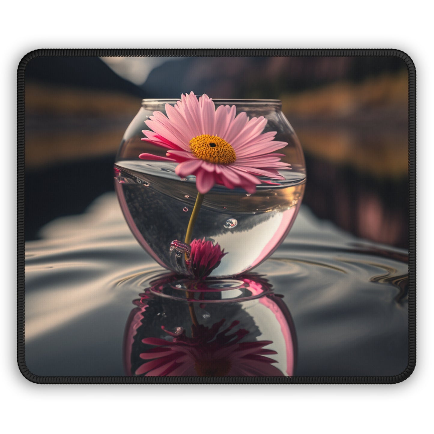 Gaming Mouse Pad  Daisy in a vase 2