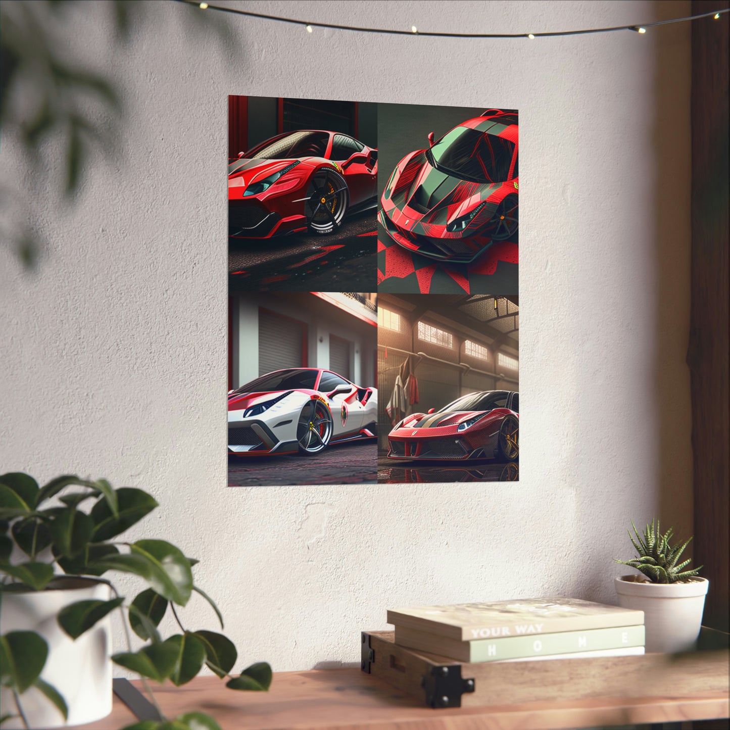 Premium Matte Vertical Posters Ferrari Hyper 5