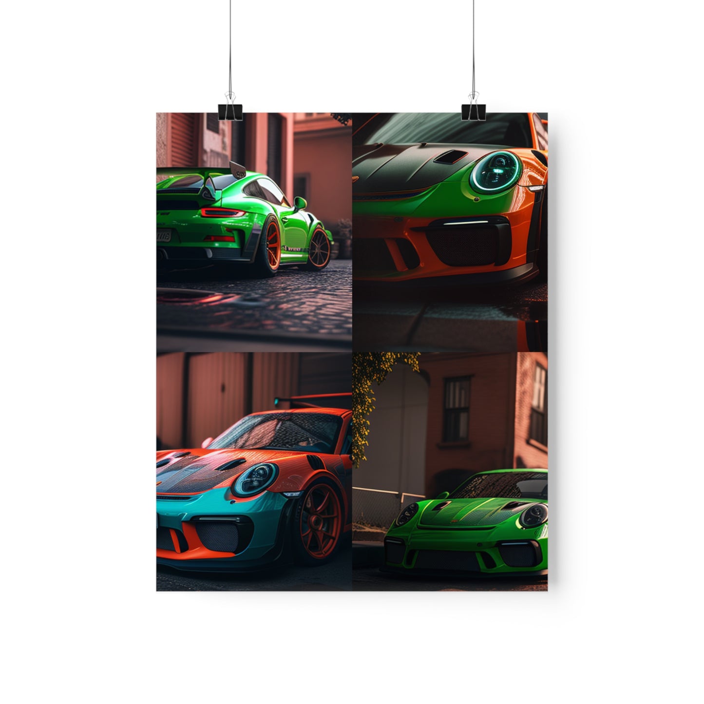 Premium Matte Vertical Posters porsche 911 gt3 5