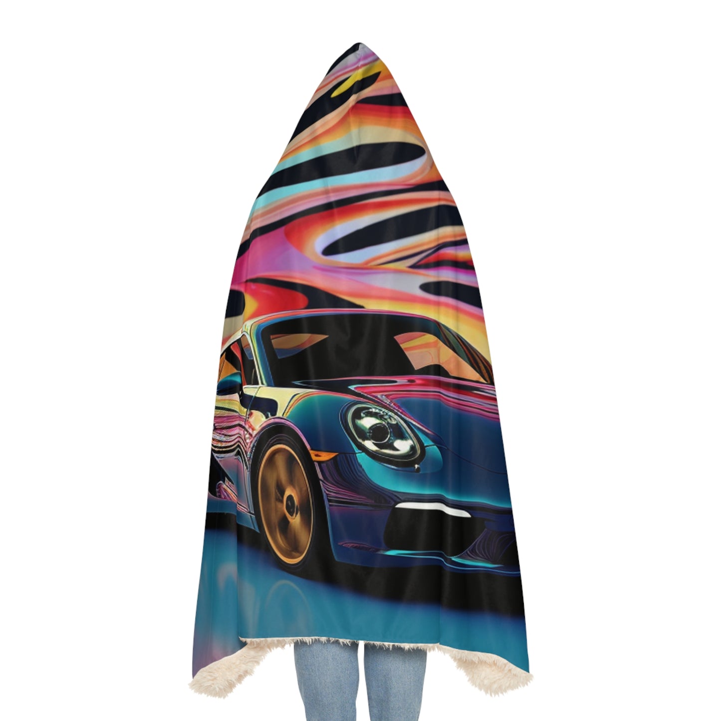 Snuggle Hooded Blanket Porsche Water Fusion 2