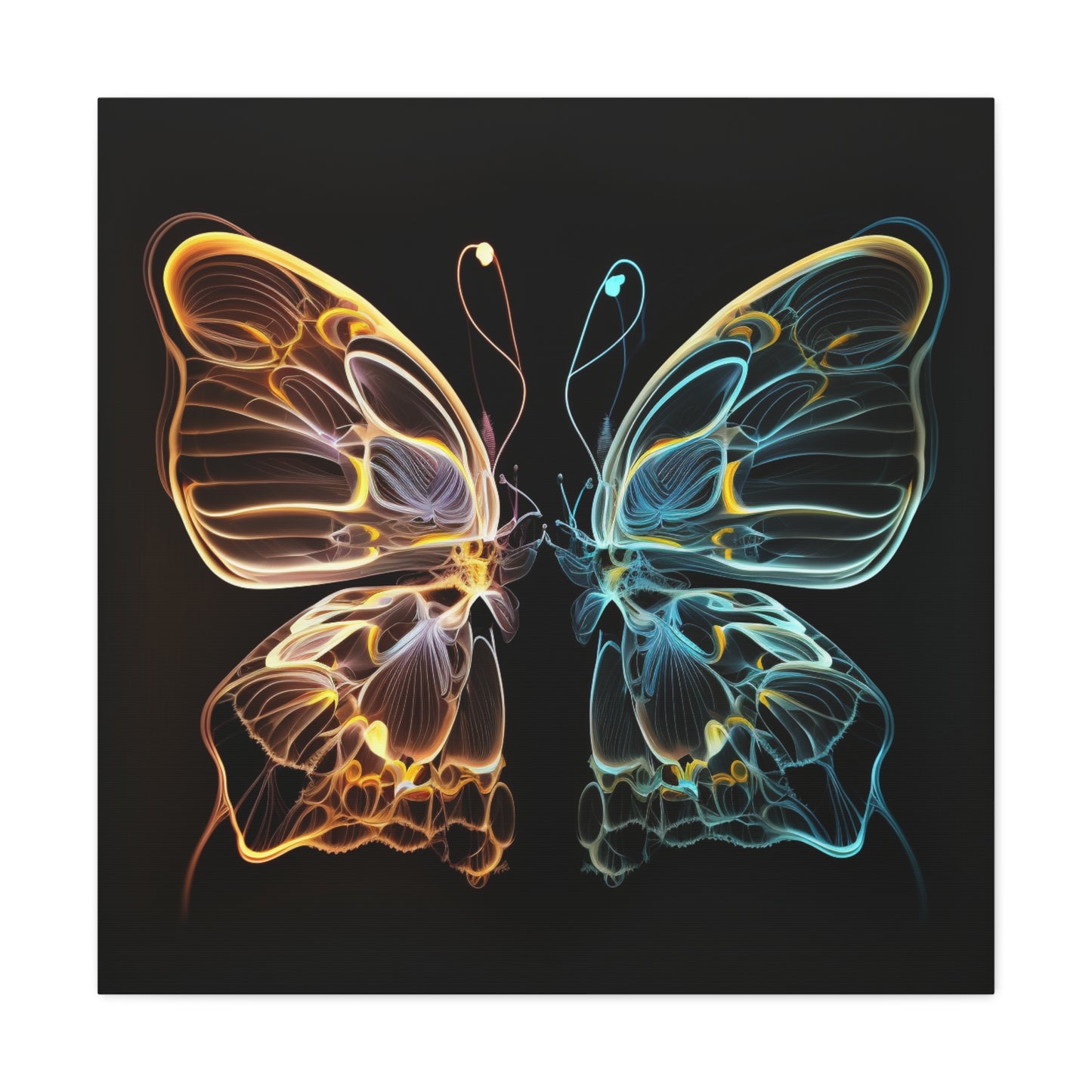 Canvas Gallery Wraps Neon Glo Butterfly 3