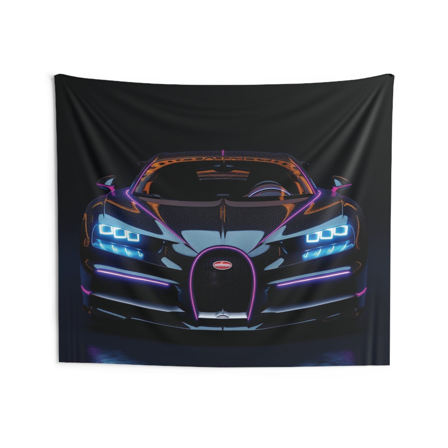 Indoor Wall Tapestries Hyper Bugatti Chiron 2