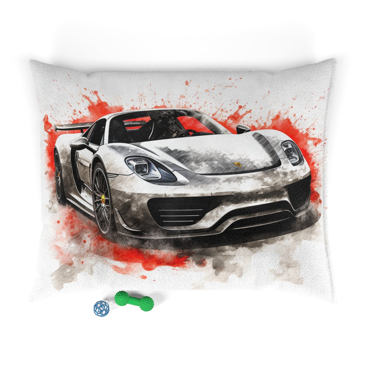 Pet Bed 918 Spyder white background driving fast with water splashing 4