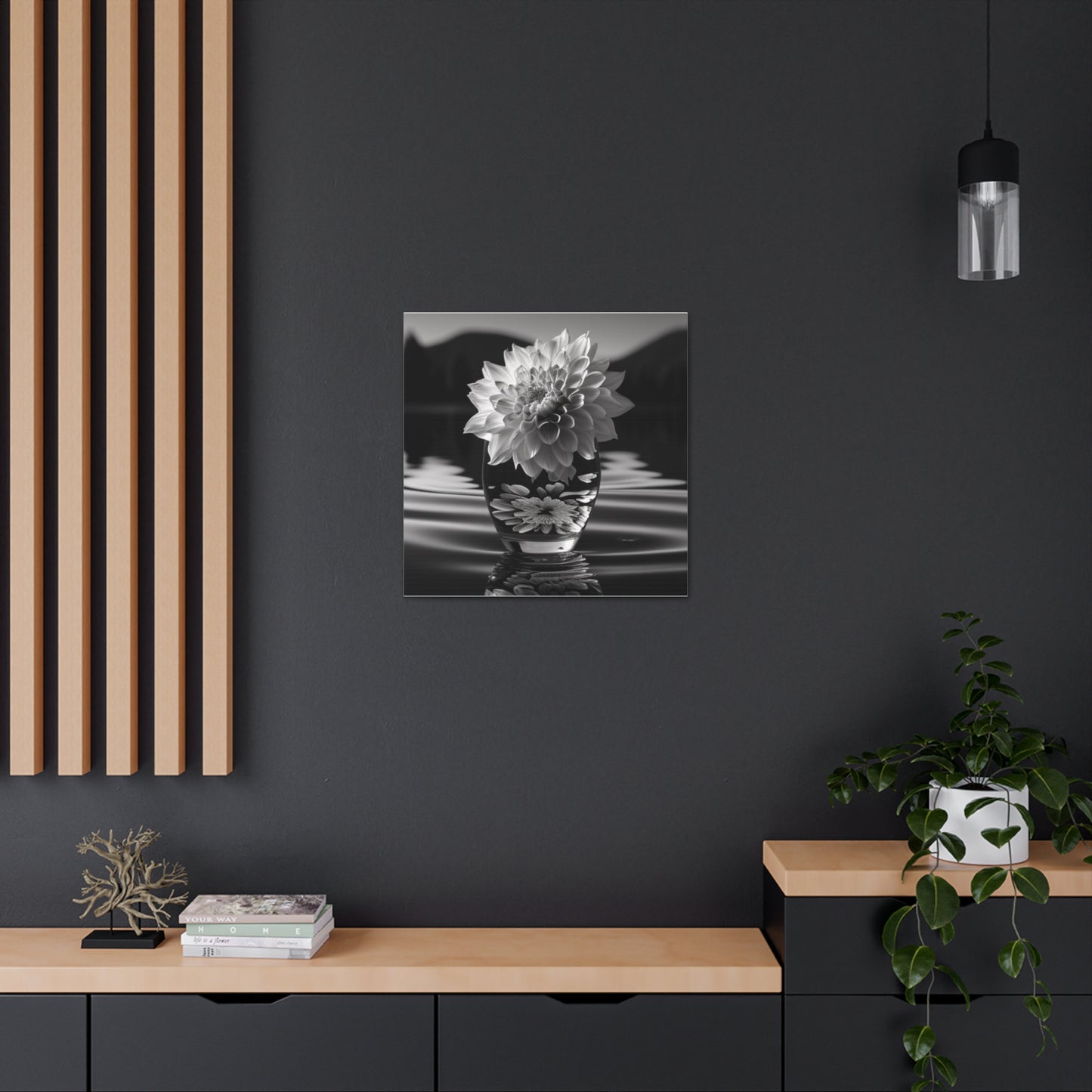 Canvas Gallery Wraps White Dahlia 4