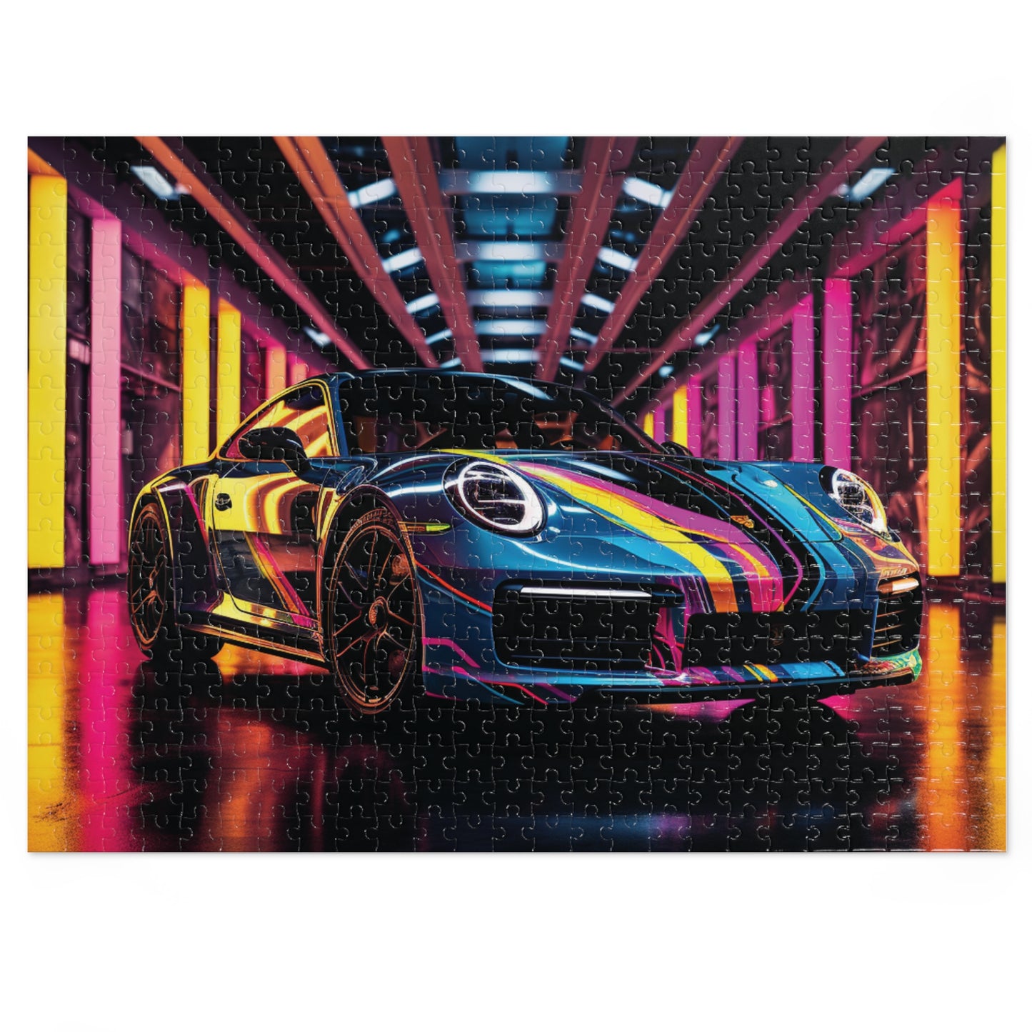 Jigsaw Puzzle (30, 110, 252, 500,1000-Piece) Macro Porsche 1