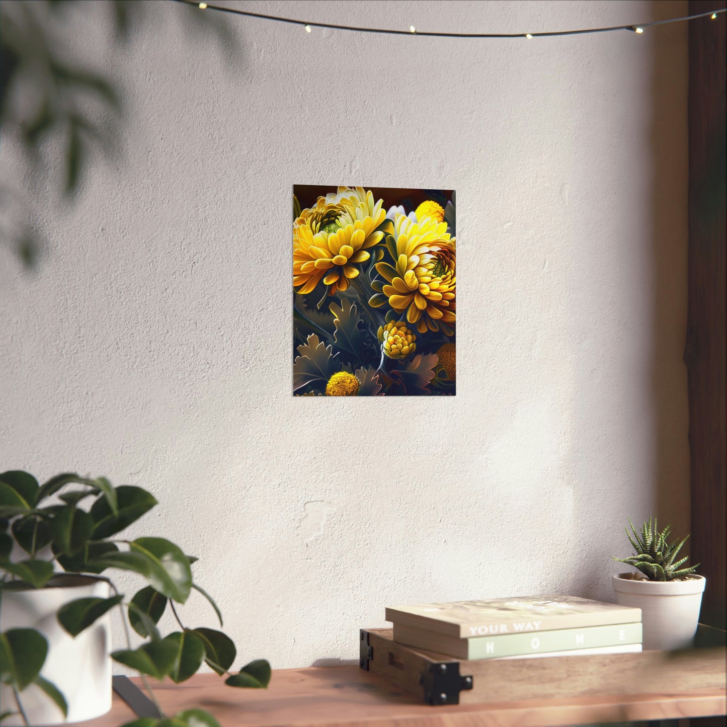 Premium Matte Vertical Posters Yellow Hermosas Flores Amarillas 3