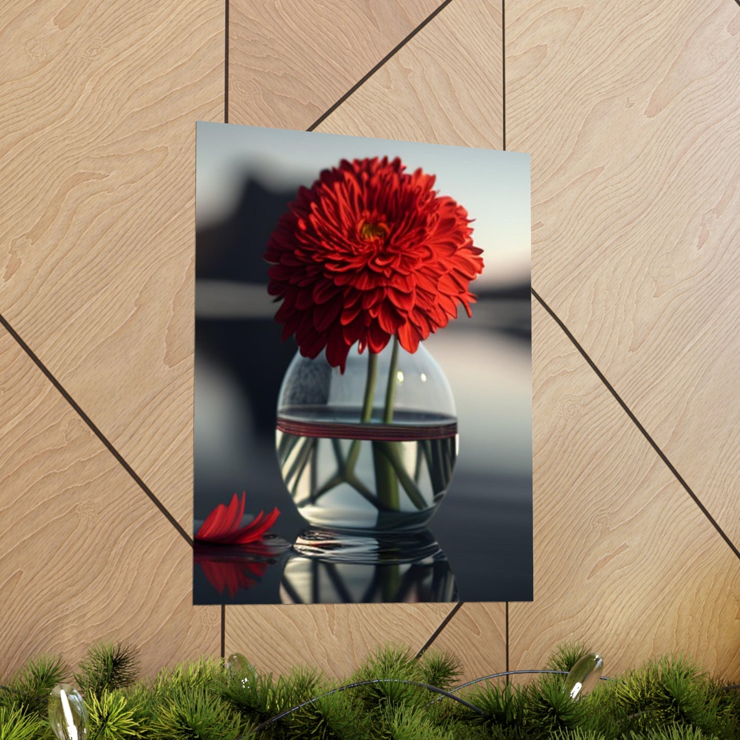 Premium Matte Vertical Posters Chrysanthemum 2