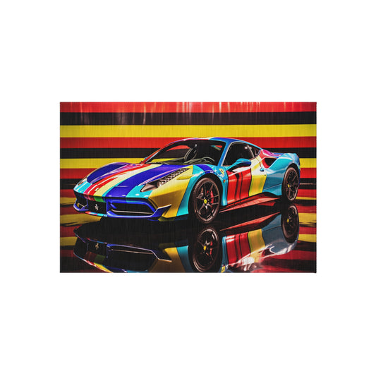 Outdoor Rug  Hyper Colorfull Ferrari 2