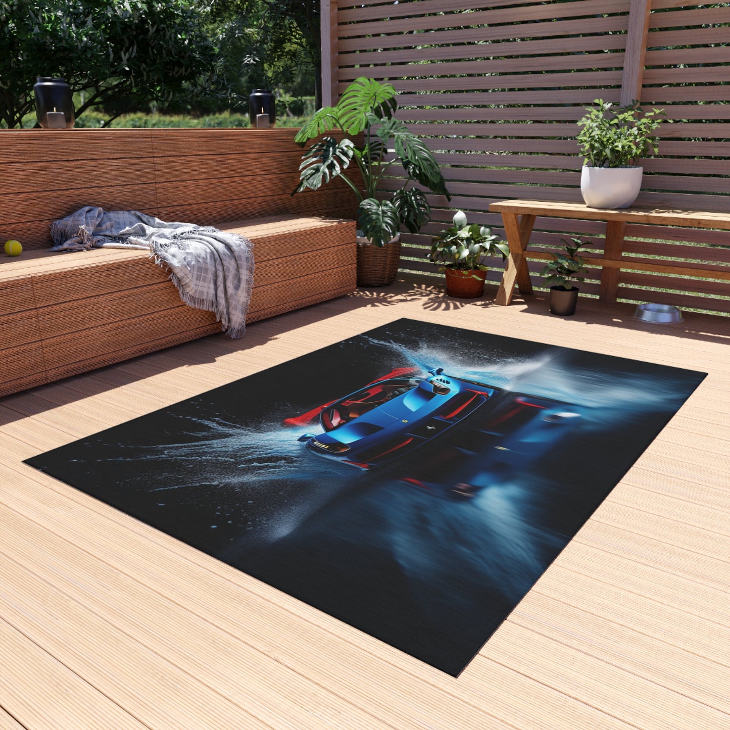 Outdoor Rug  Ferrari Water Splash 1