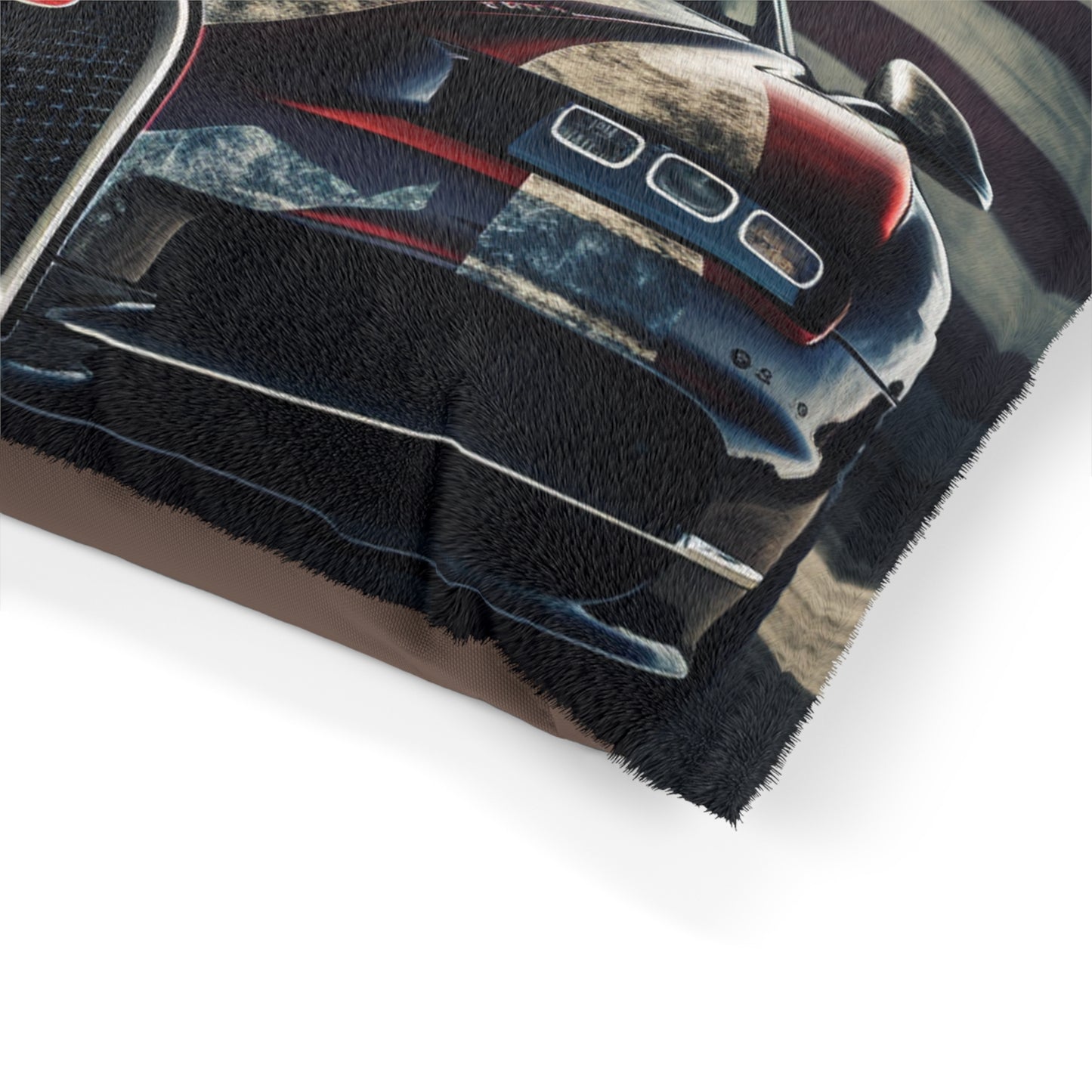 Pet Bed American Flag Background Bugatti 3