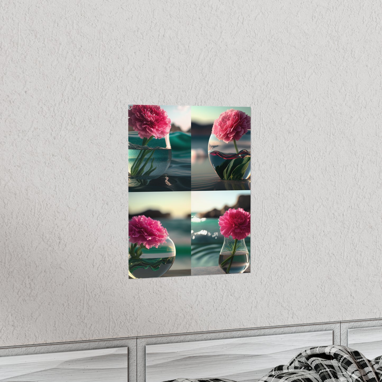 Premium Matte Vertical Posters Carnation 5