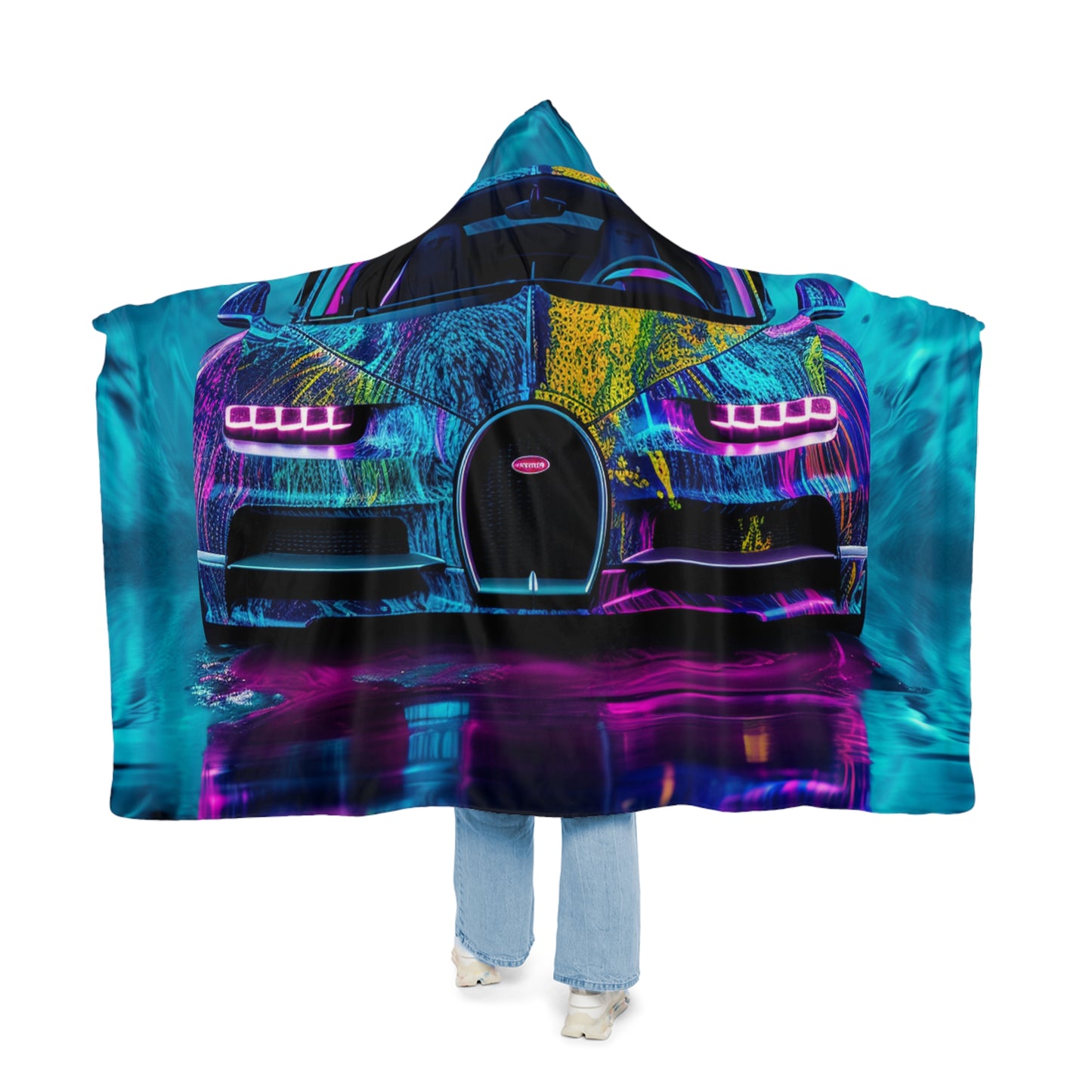 Snuggle Hooded Blanket Bugatti Water 2