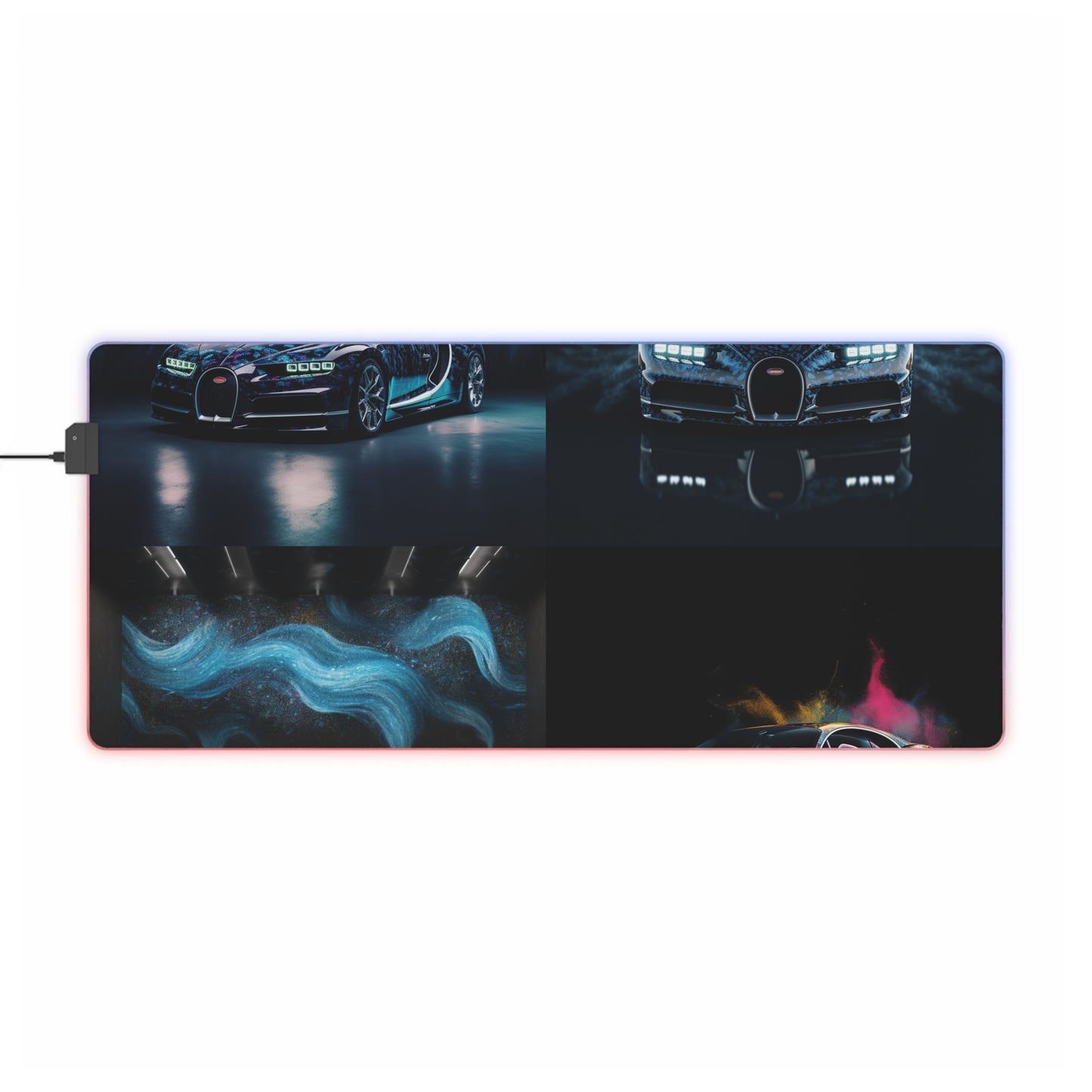 LED Gaming Mouse Pad Hyper Bugatti 5