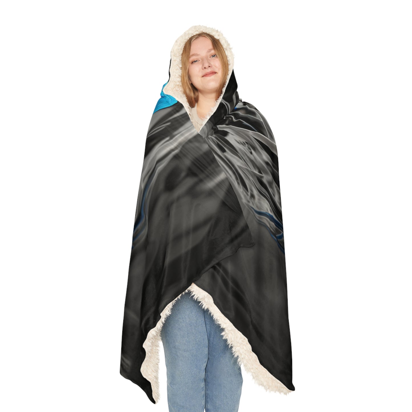 Snuggle Hooded Blanket Tulip Blue 6