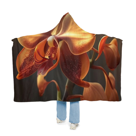 Snuggle Hooded Blanket Orange Orchid 1