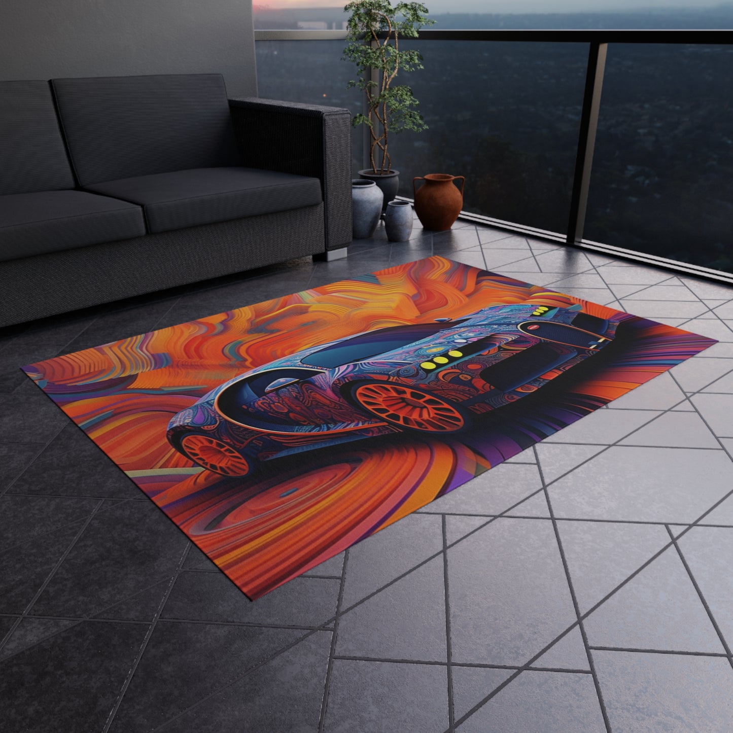 Outdoor Rug  Bugatti Abstract Concept 4