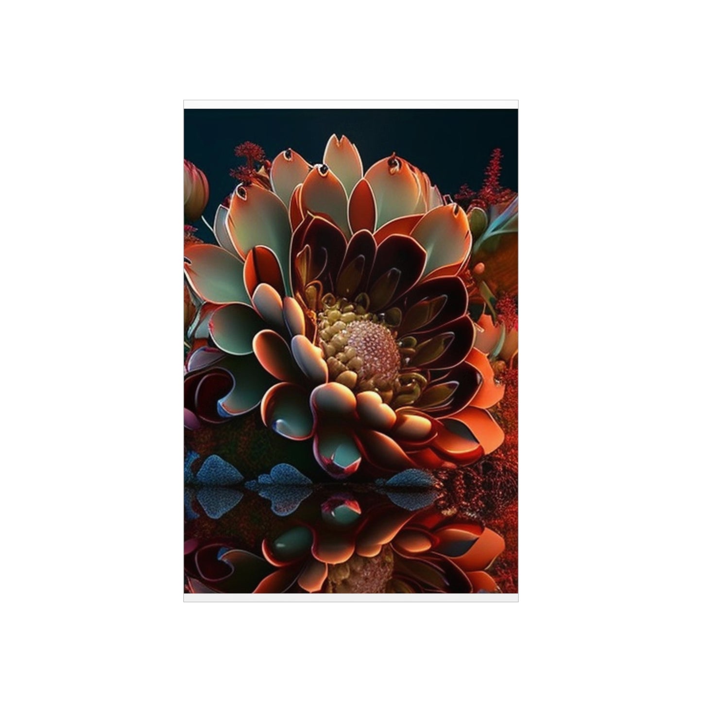 Premium Matte Vertical Posters Flower Arangment 4