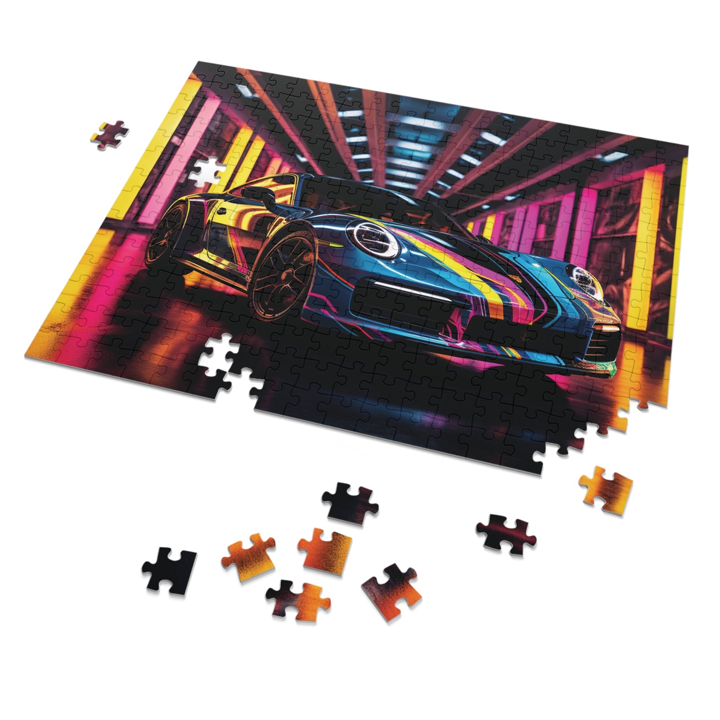 Jigsaw Puzzle (30, 110, 252, 500,1000-Piece) Macro Porsche 1