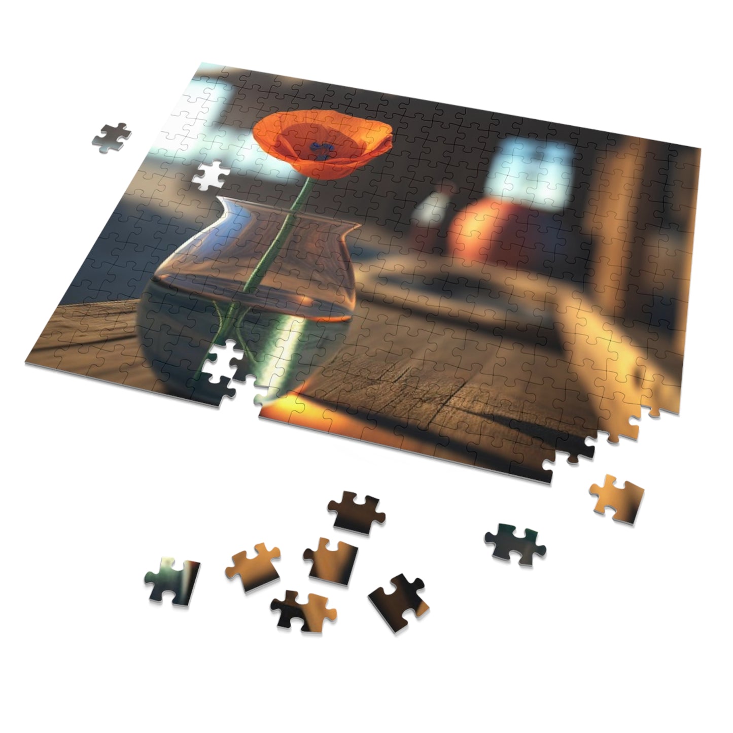 Jigsaw Puzzle (30, 110, 252, 500,1000-Piece) Poppy in a Glass Vase 2