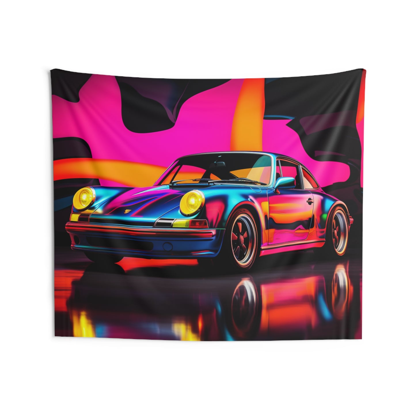 Indoor Wall Tapestries Macro Porsche 2