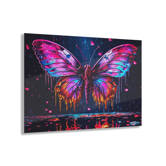 Acrylic Prints Pink Butterfly Flair 2