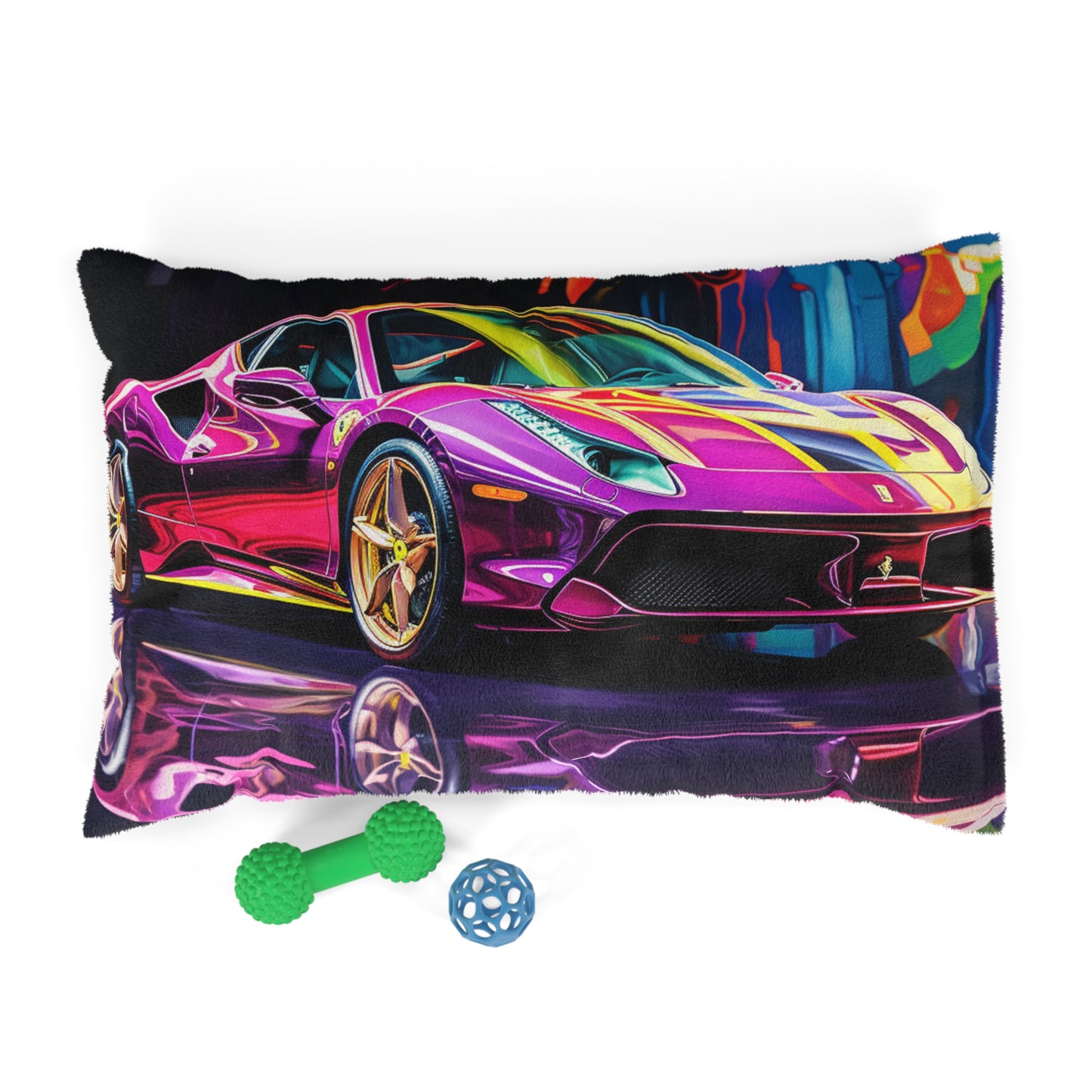 Pet Bed Pink Macro Ferrari 2