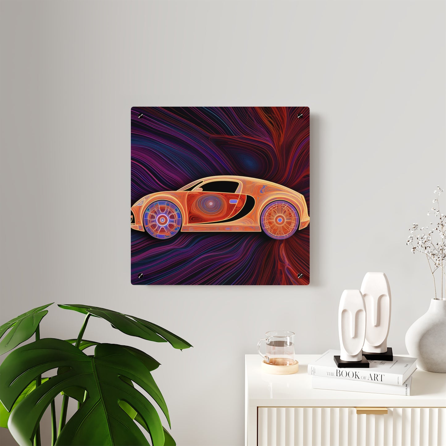 Acrylic Wall Art Panels Bugatti Abstract Concept 2