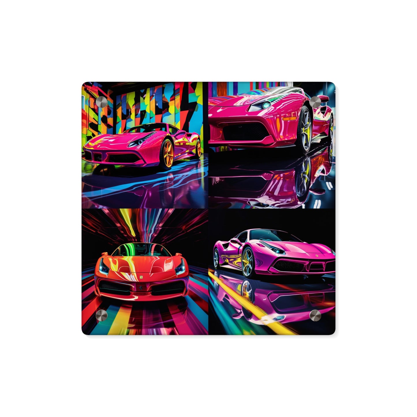 Acrylic Wall Art Panels Ferrari Flair Macro 5