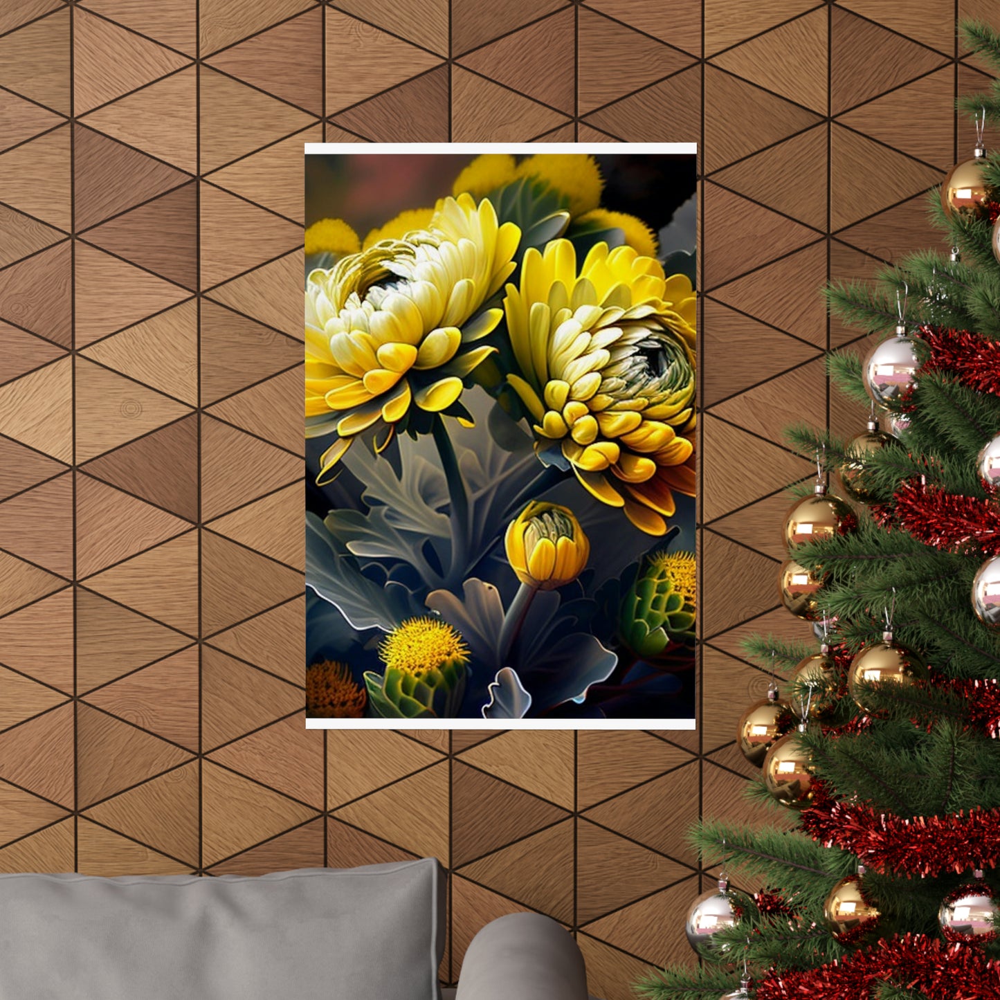 Premium Matte Vertical Posters Yellow Hermosas Flores Amarillas 2