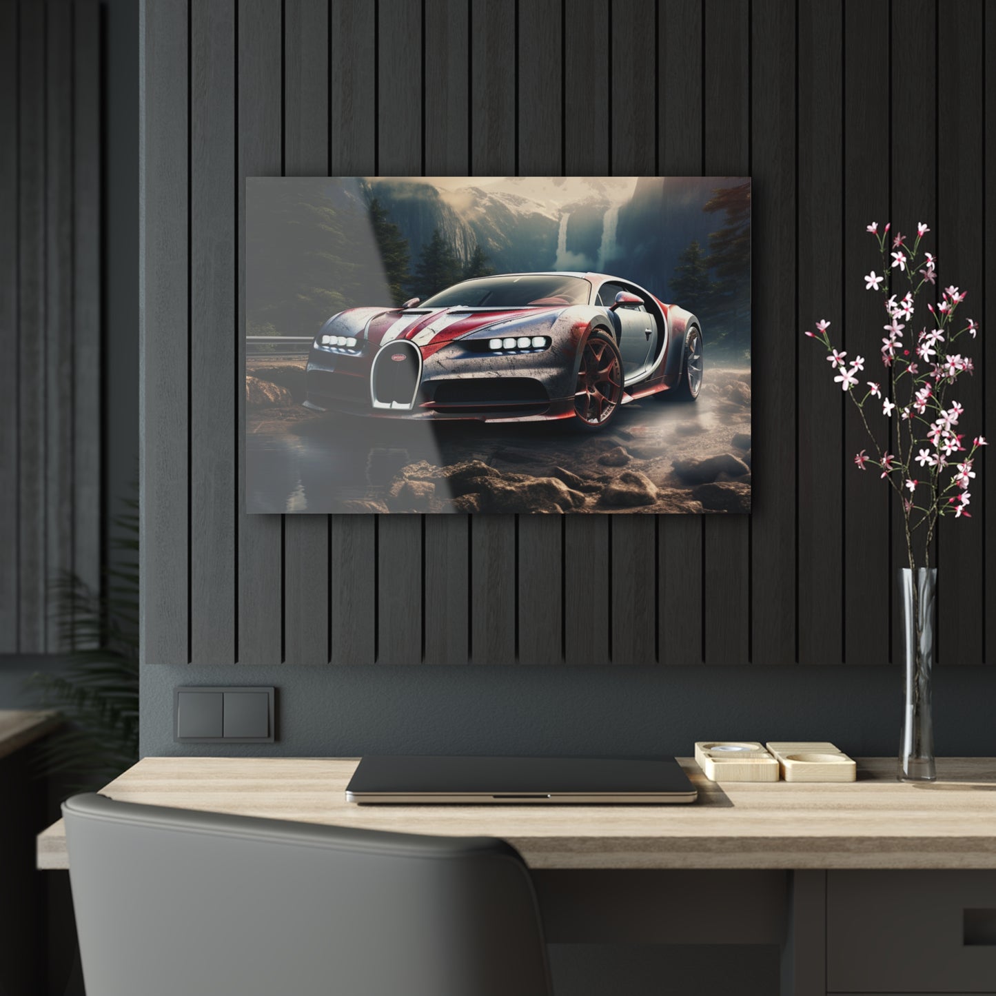 Acrylic Prints Bugatti Waterfall 4