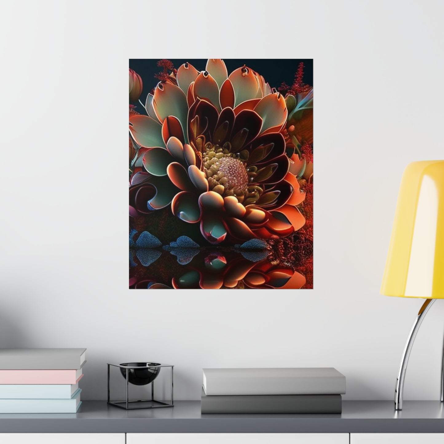 Premium Matte Vertical Posters Flower Arangment 4