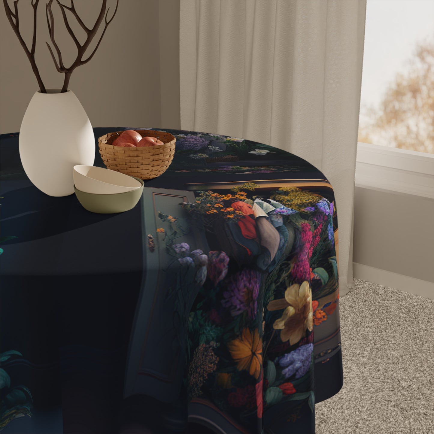 Tablecloth A Wardrobe Surrounded by Flowers 5