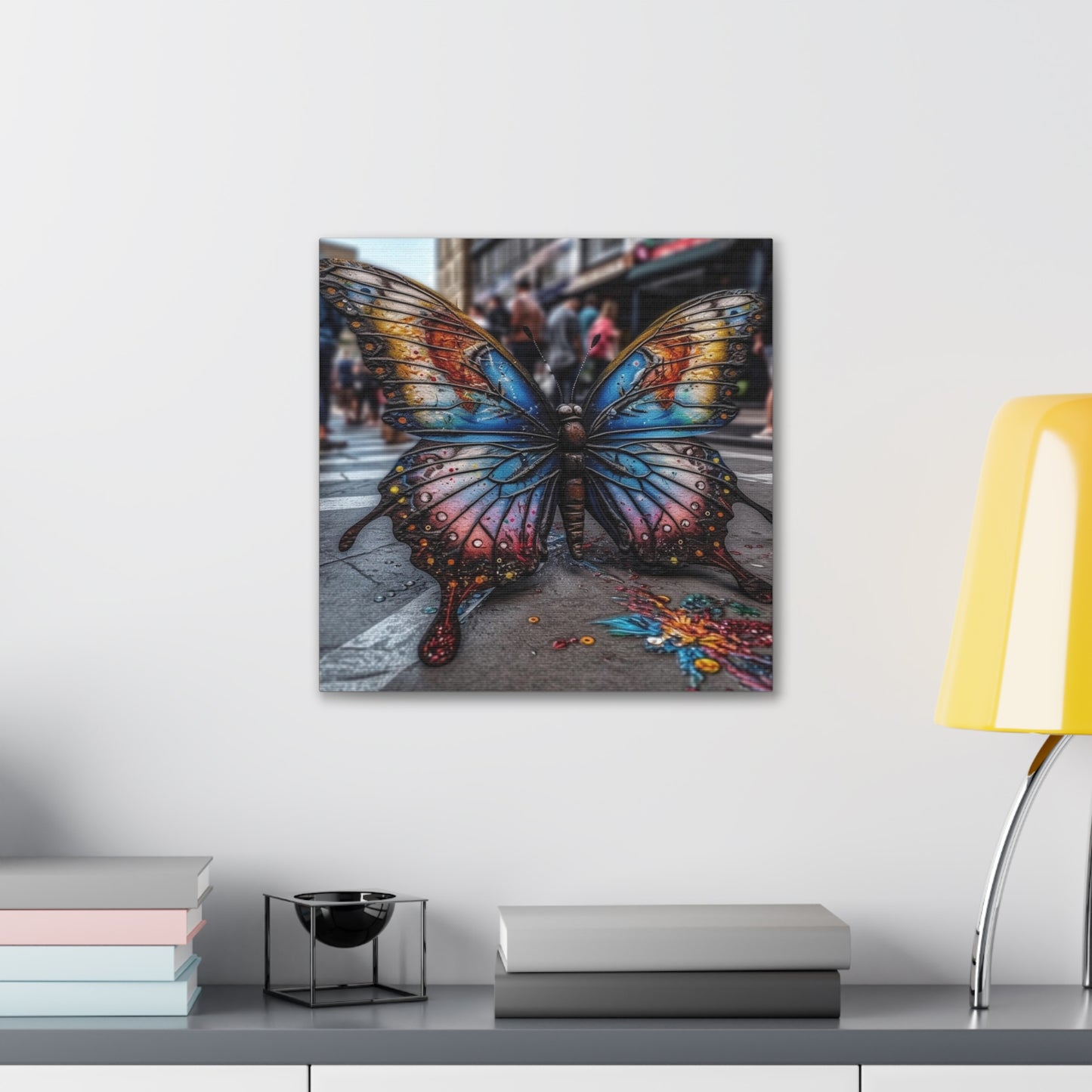 Canvas Gallery Wraps Liquid Street Butterfly 4