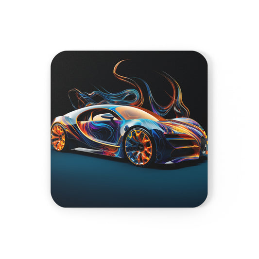Corkwood Coaster Set Bugatti Abstract Flair 2