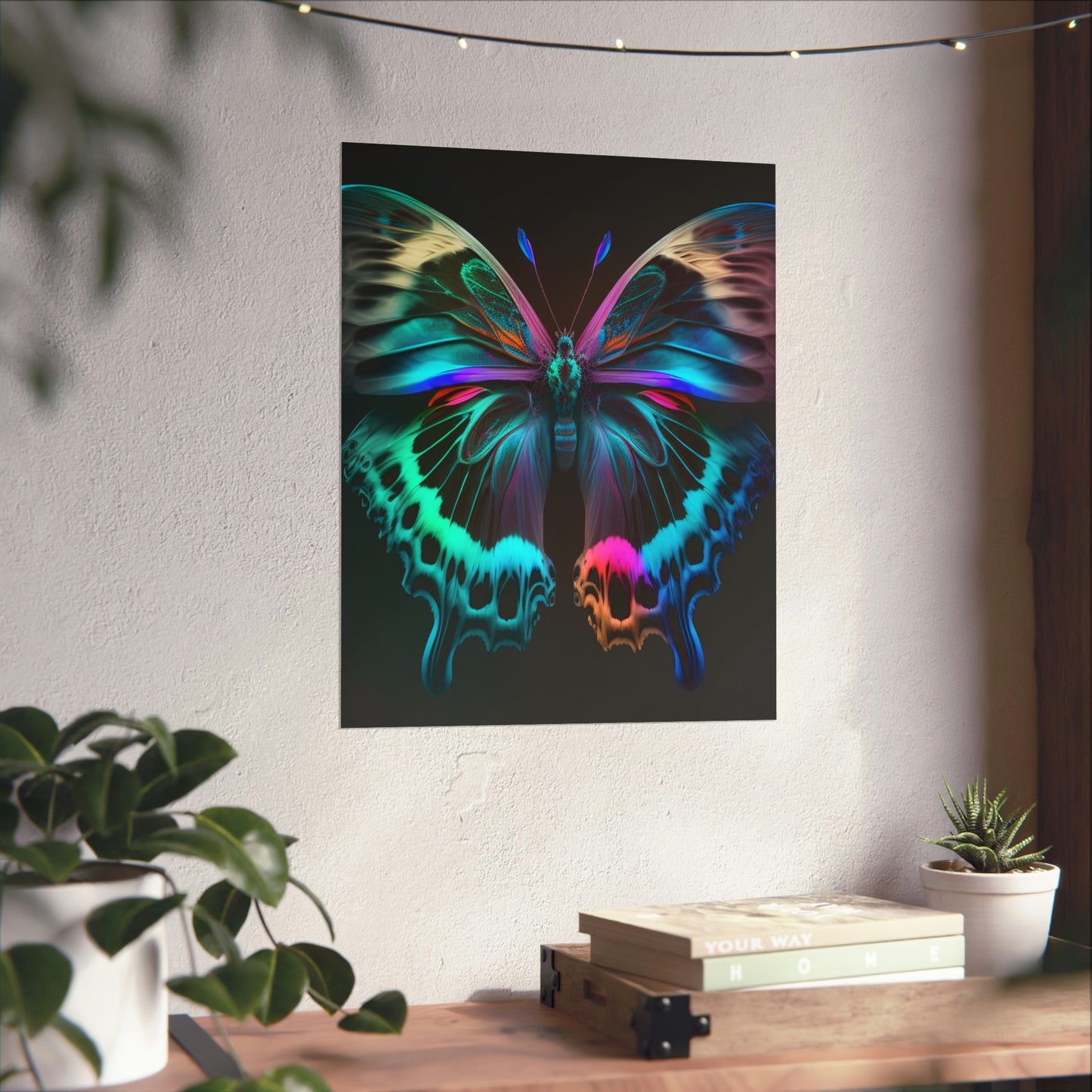 Premium Matte Vertical Posters Raw Florescent Glow 2