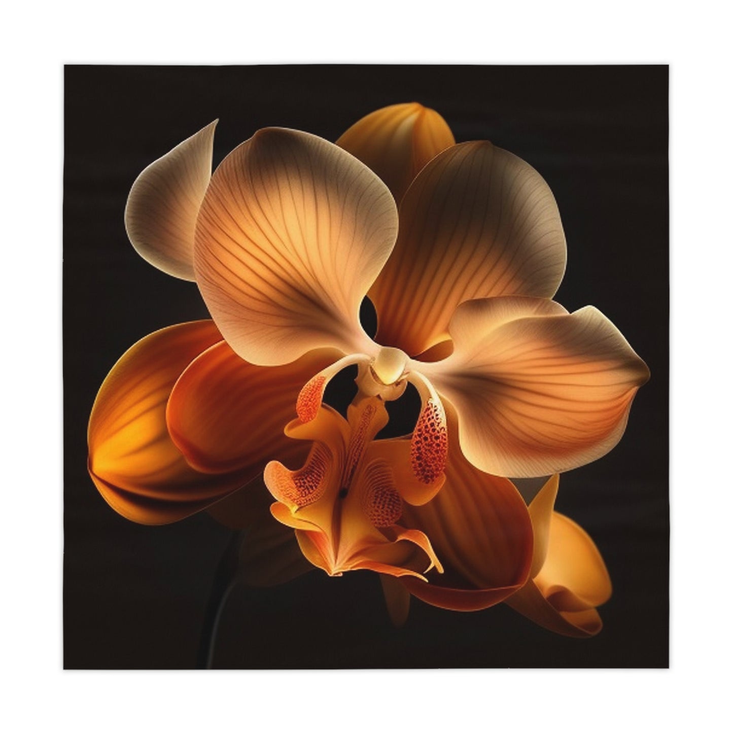 Tablecloth Orange Orchid 2