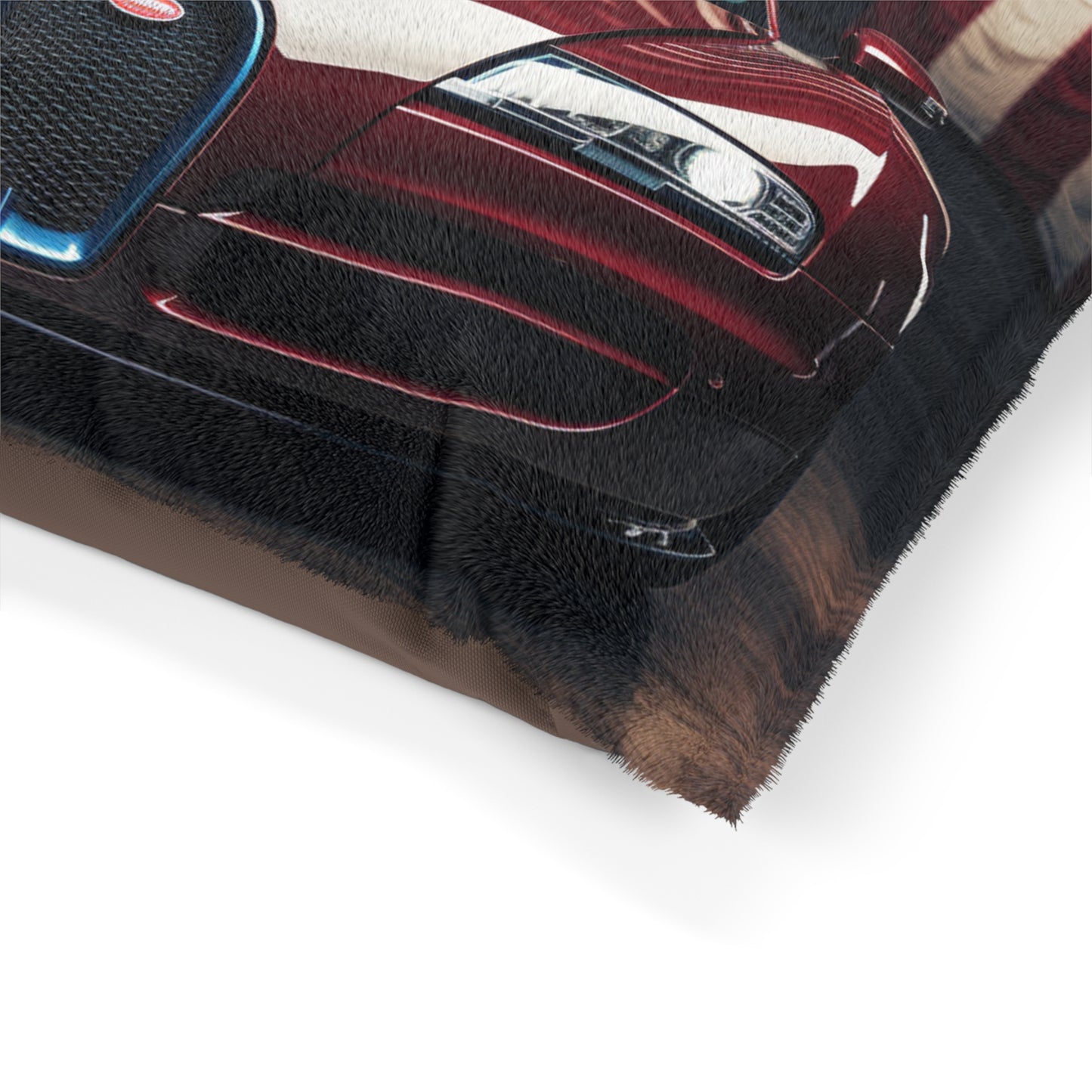 Pet Bed American Flag Background Bugatti 1