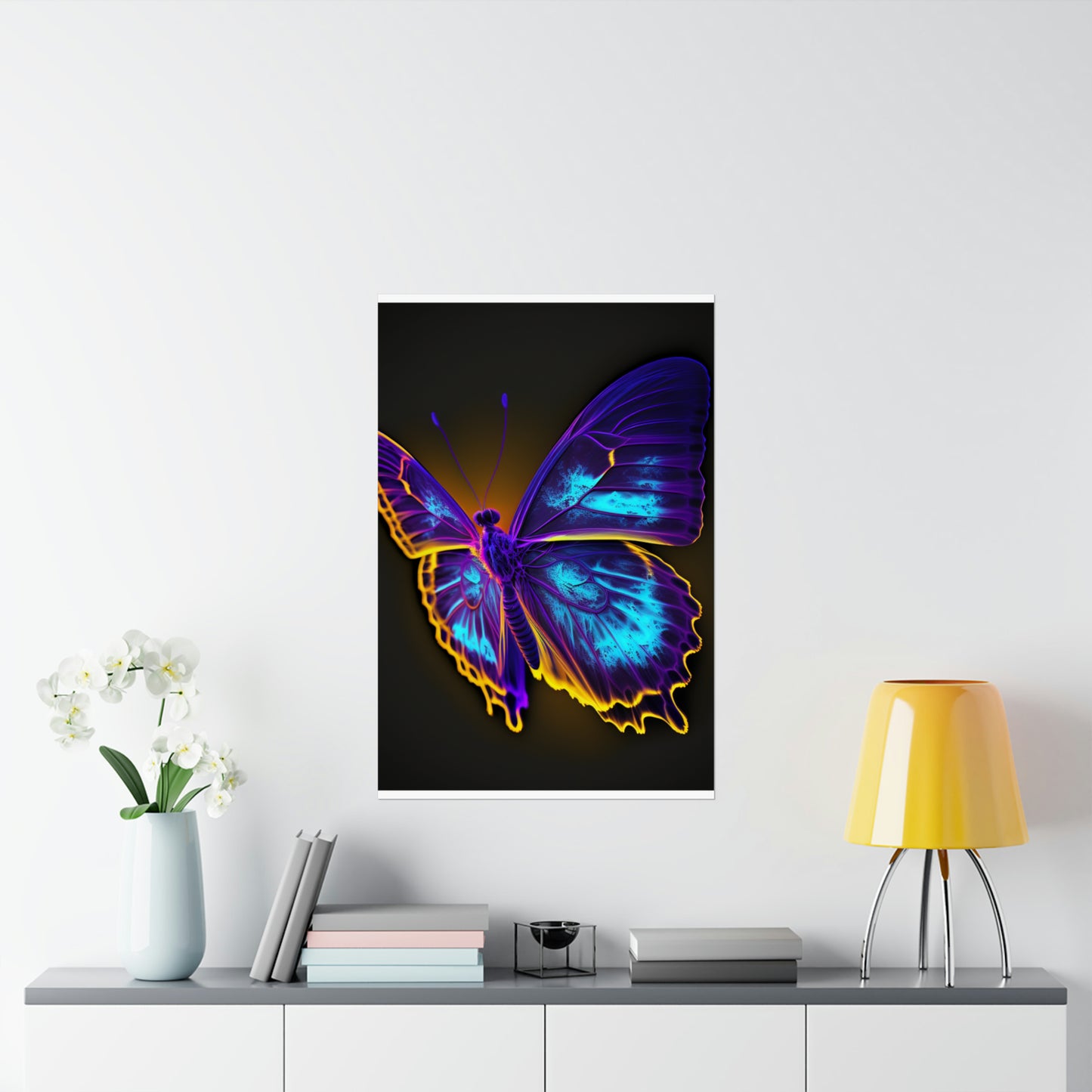 Premium Matte Vertical Posters Thermal Butterfly 4