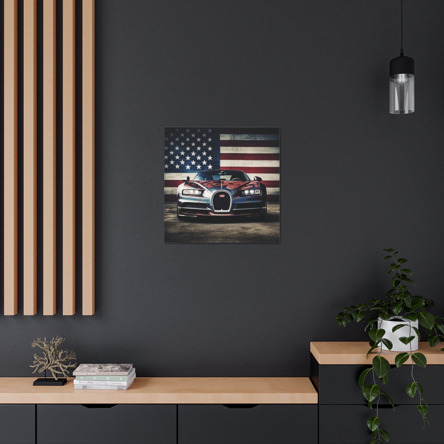 Canvas Gallery Wraps Bugatti Flag 3