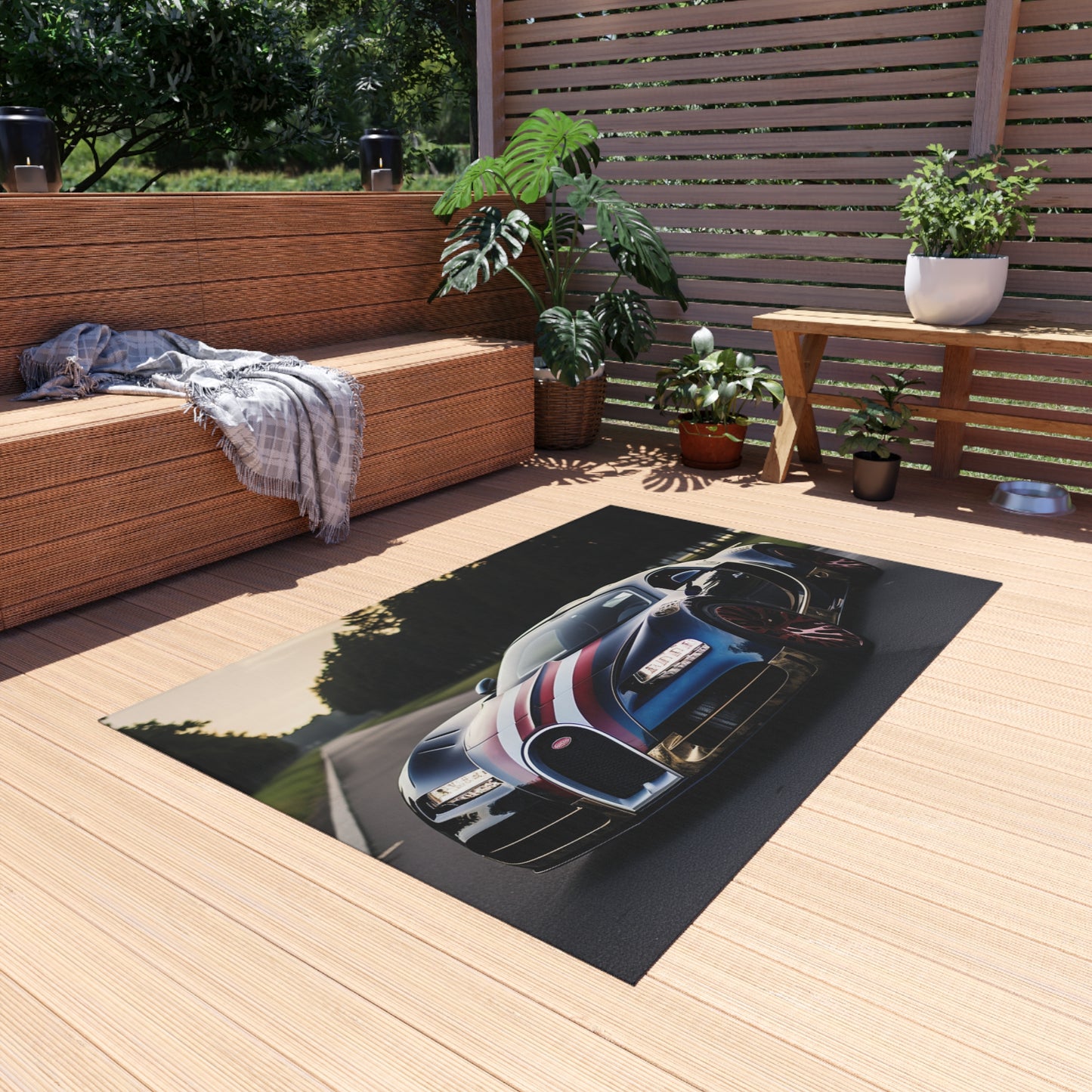 Outdoor Rug  Bugatti Flag American 1