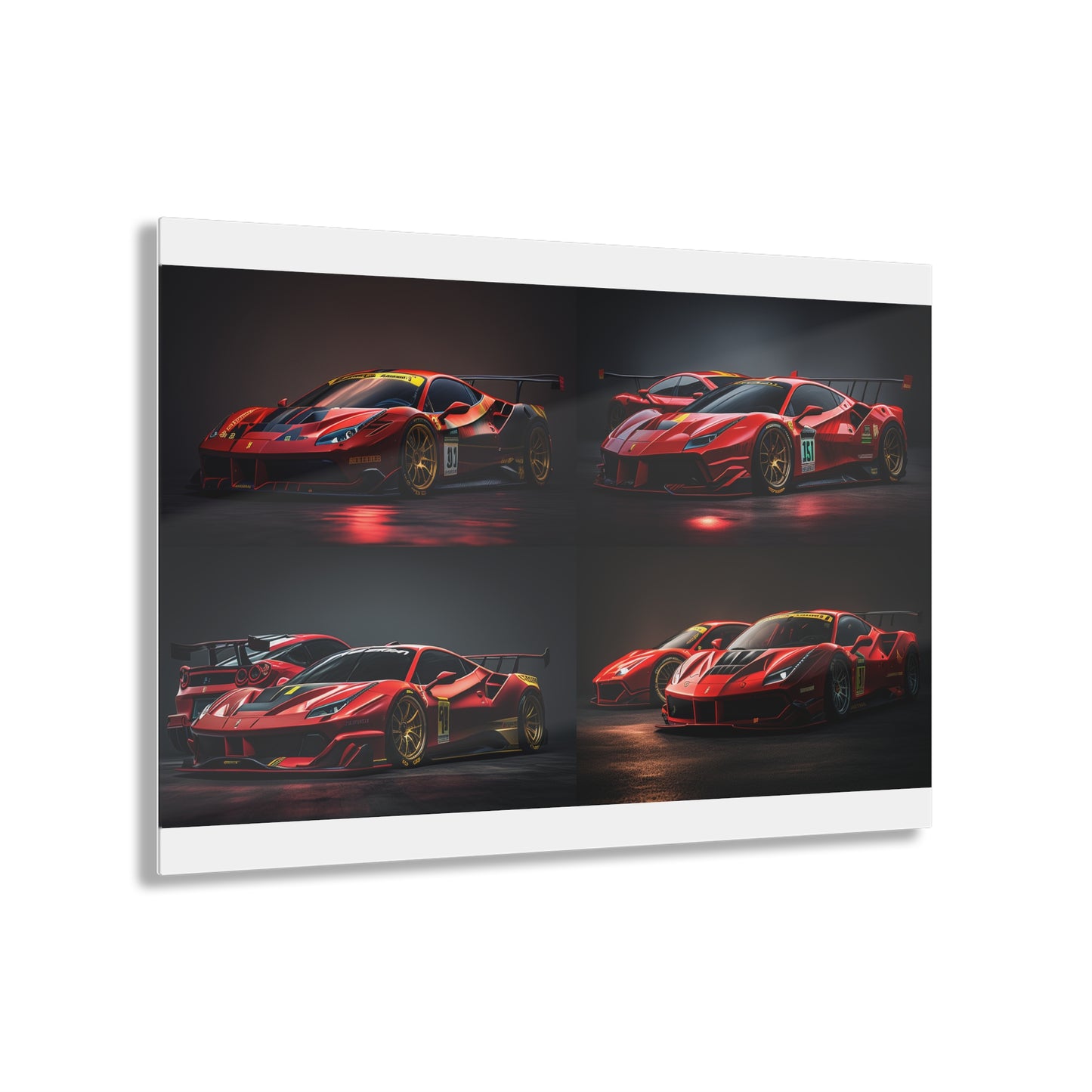 Acrylic Prints Ferrari Red 5