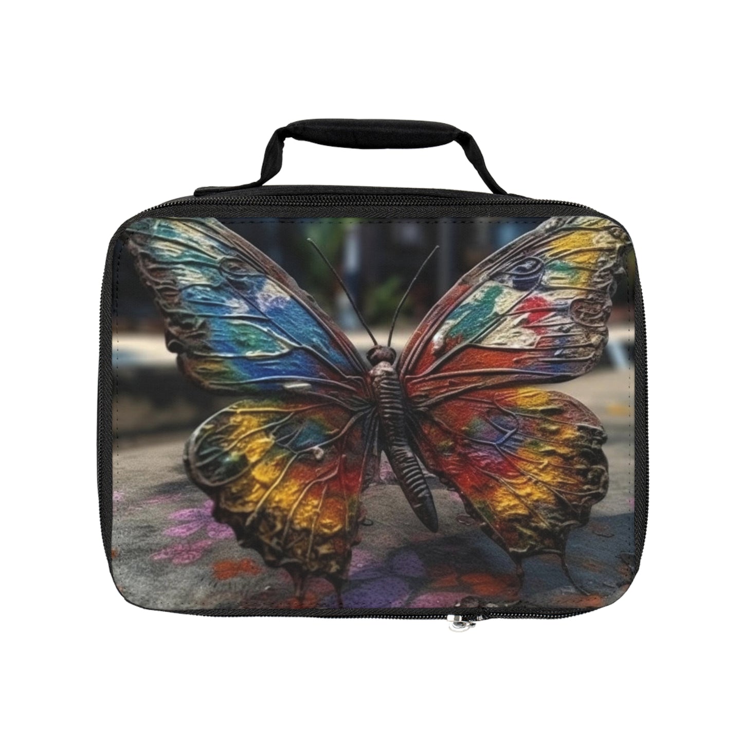 Lunch Bag Liquid Street Butterfly 3