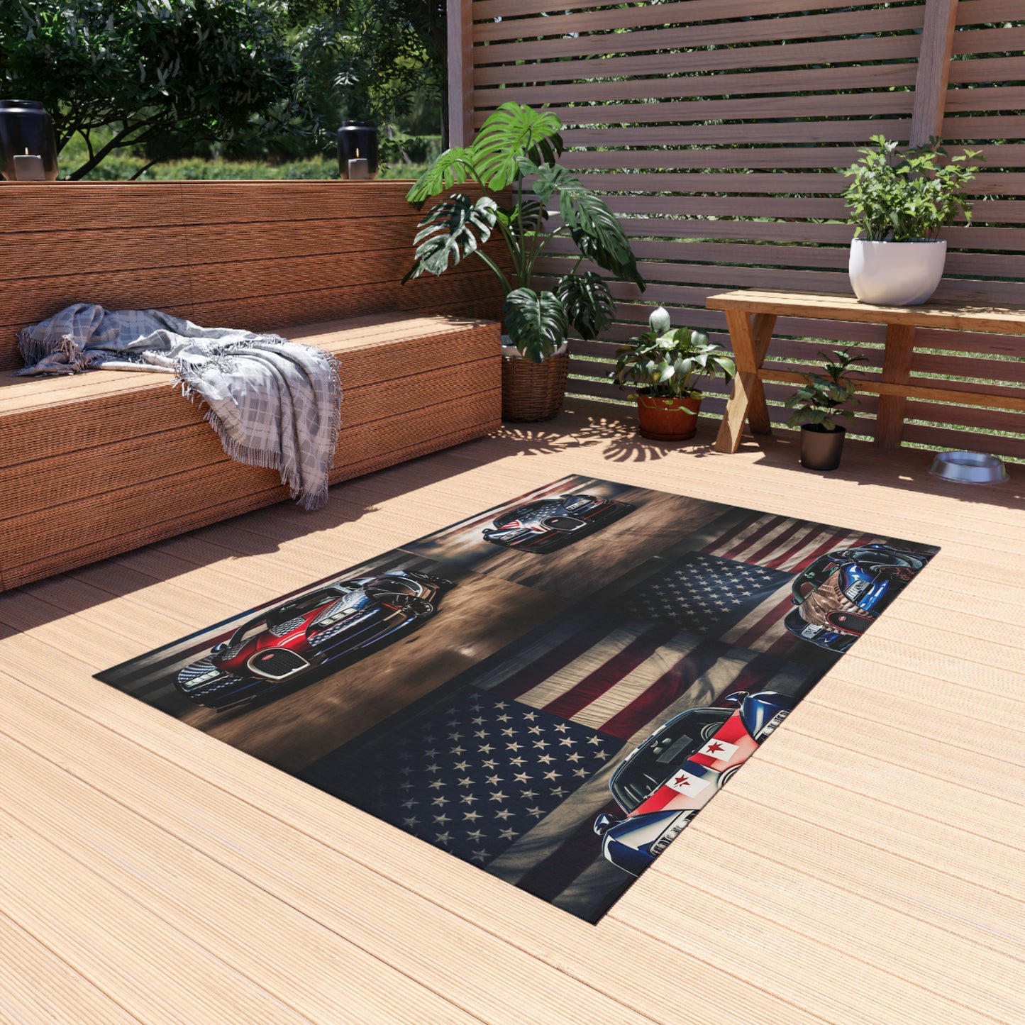 Outdoor Rug  Bugatti American Flag 5