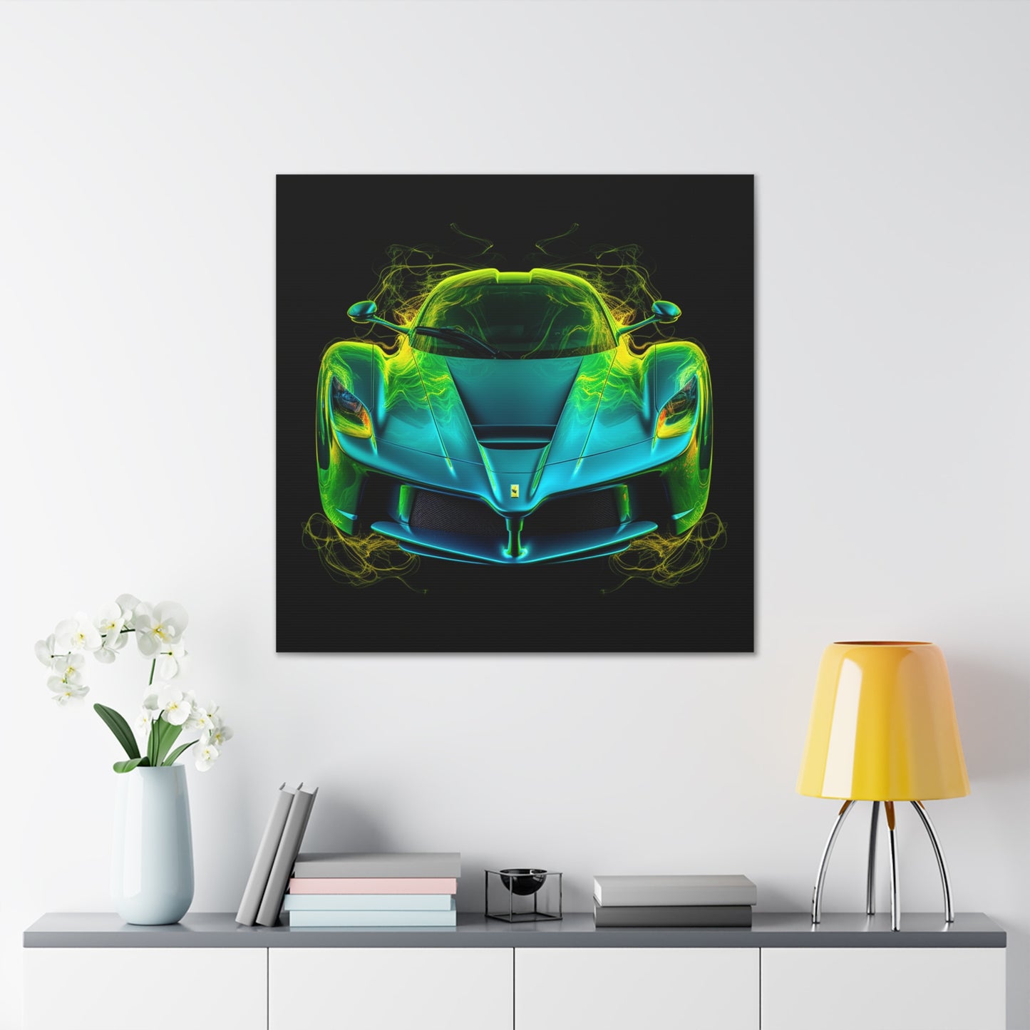 Canvas Gallery Wraps Ferrari Neon 2