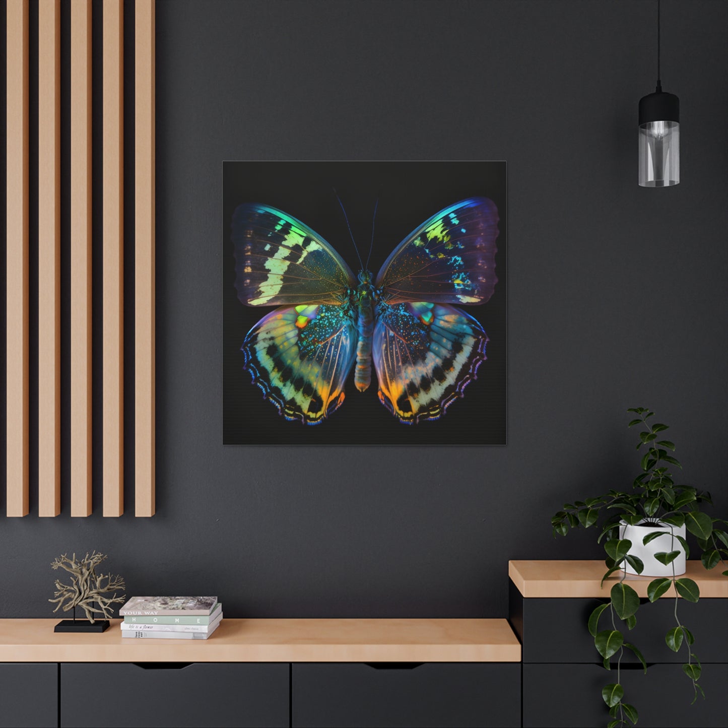Canvas Gallery Wraps Neon Butterfly Flair 4
