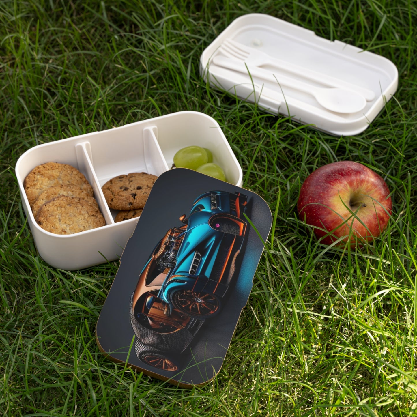 Bento Lunch Box Bugatti Blue 4