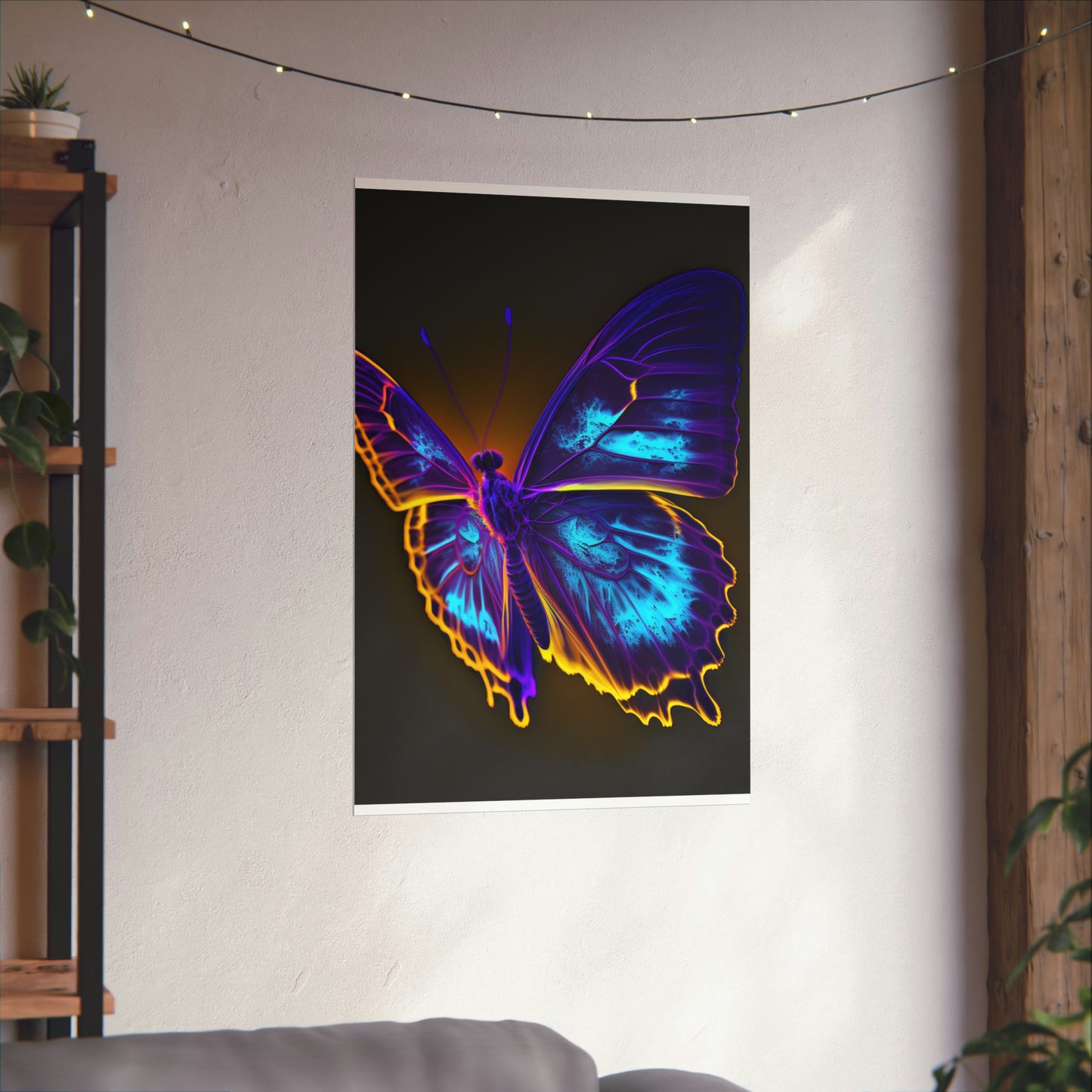 Premium Matte Vertical Posters Thermal Butterfly 4